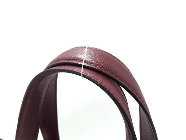 Cartier カルティエ ハンドバッグ マストライン - ボルドー レザー レディース 美品