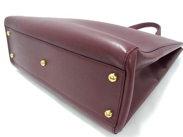 Cartier カルティエ ハンドバッグ マストライン - ボルドー レザー レディース 美品