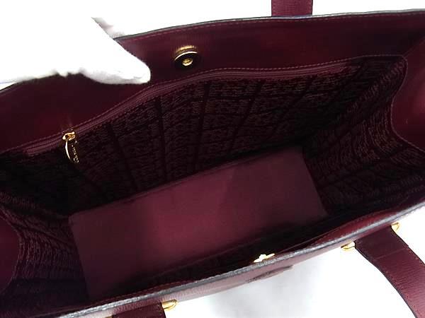 Cartier カルティエ ハンドバッグ マストライン - ボルドー レザー レディース 美品