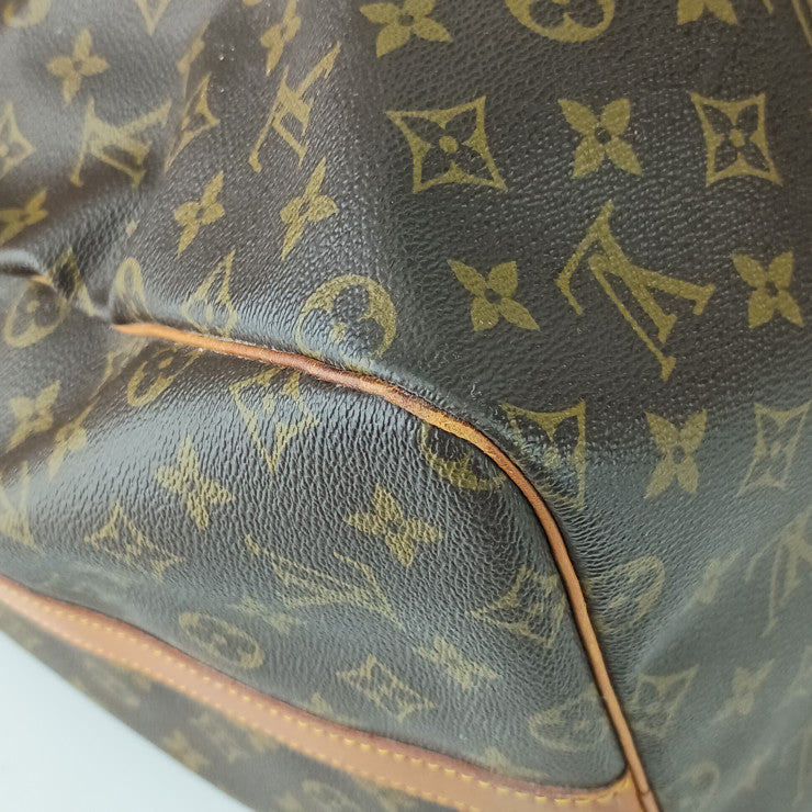 LOUIS VUITTON ルイヴィトン ボストンバッグ モノグラム キーポル バンドリエール 55 M41414 ブラウン PVC レザー ユニセックス ゴールド金具