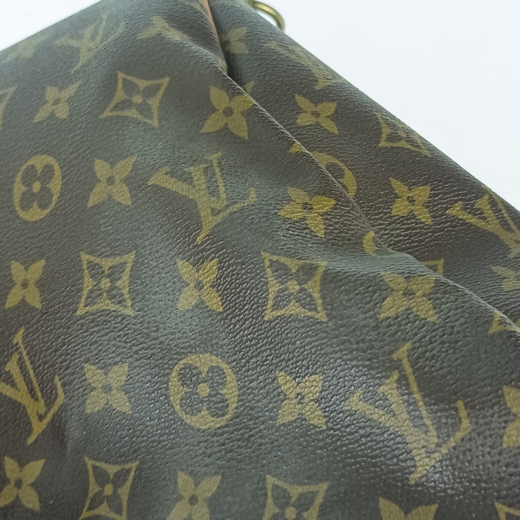 LOUIS VUITTON ルイヴィトン ボストンバッグ モノグラム キーポル バンドリエール 55 M41414 ブラウン PVC レザー ユニセックス ゴールド金具