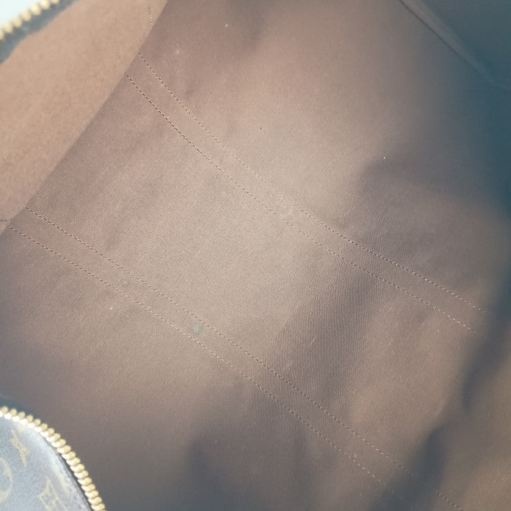 LOUIS VUITTON ルイヴィトン ボストンバッグ モノグラム キーポル バンドリエール 55 M41414 ブラウン PVC レザー ユニセックス ゴールド金具