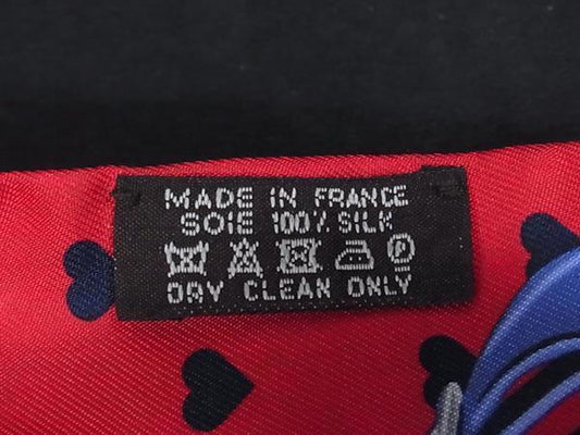 HERMES エルメス スカーフ ツイリー Brides de Gala Love ブリッド ドゥ ガラ ラヴ マルチカラー シルク100％ レディース リボンスカーフ 美品