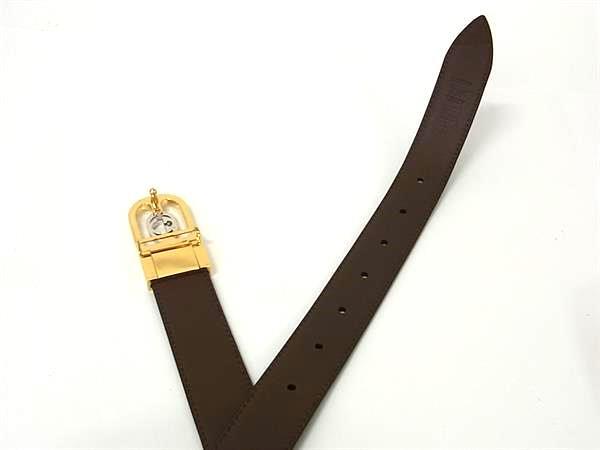 GUCCI グッチ ベルト インターロッキングG 547734 ブラック レザー メンズ 超美品