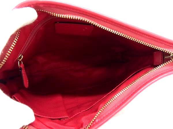 COACH コーチ ショルダーバッグ シグネチャー ファイル バッグ F58297 ブラウン系×ピンク系 PVC×レザー レディース ゴールド金具 美品