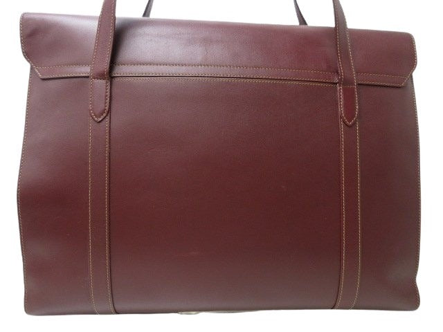 Cartier カルティエ ショルダーバッグ マストライン - ボルドー レザー レディース