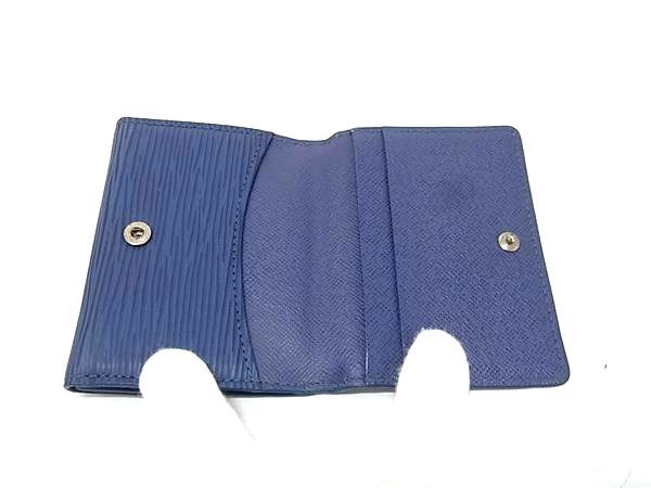LOUIS VUITTON ルイヴィトン コインケース ラドロー M6330G ミルティーユ ブルー エピ ユニセックス 美品