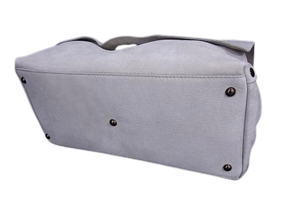 ZANELLATO ザネラート ハンドバッグ ポスティーナ - グレージュ ブラウン ヌバック ユニセックス 2WAY ブロンズ金具 美品