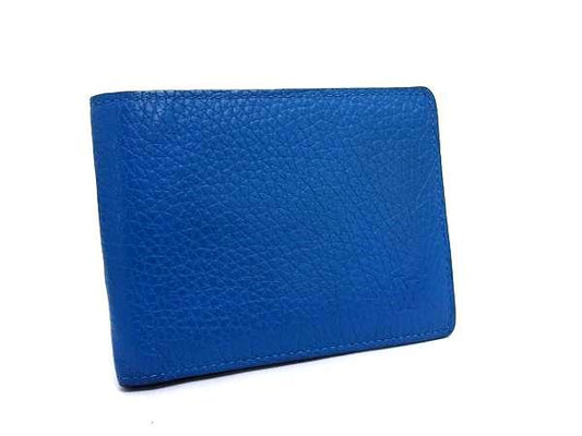 LOUIS VUITTON ルイヴィトン 財布 ポルトフォイユ ミュルティプル M58190 ブルー トリヨンレザー メンズ 二つ折り財布 美品