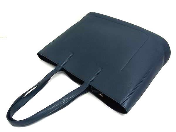 TIFFANY＆Co ティファニー トートバッグ - - ブルー系 レザー レディース 美品