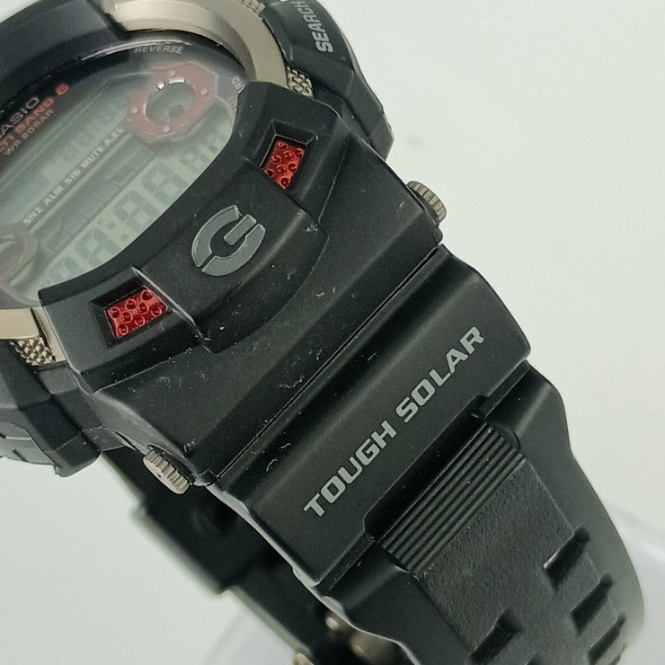 CASIO カシオ 時計 G-SHOCK MASTER OF G - SEA ガルフマン GW-9110-1JF ブラック文字盤 TI ラバー メンズ 美品