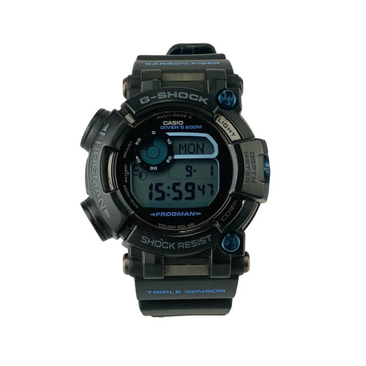 CASIO カシオ 時計 G-SHOCK MASTER OF G - SEA フロッグマン GWF-D1000B-1JF デジタル文字盤 SS ラバー メンズ 美品