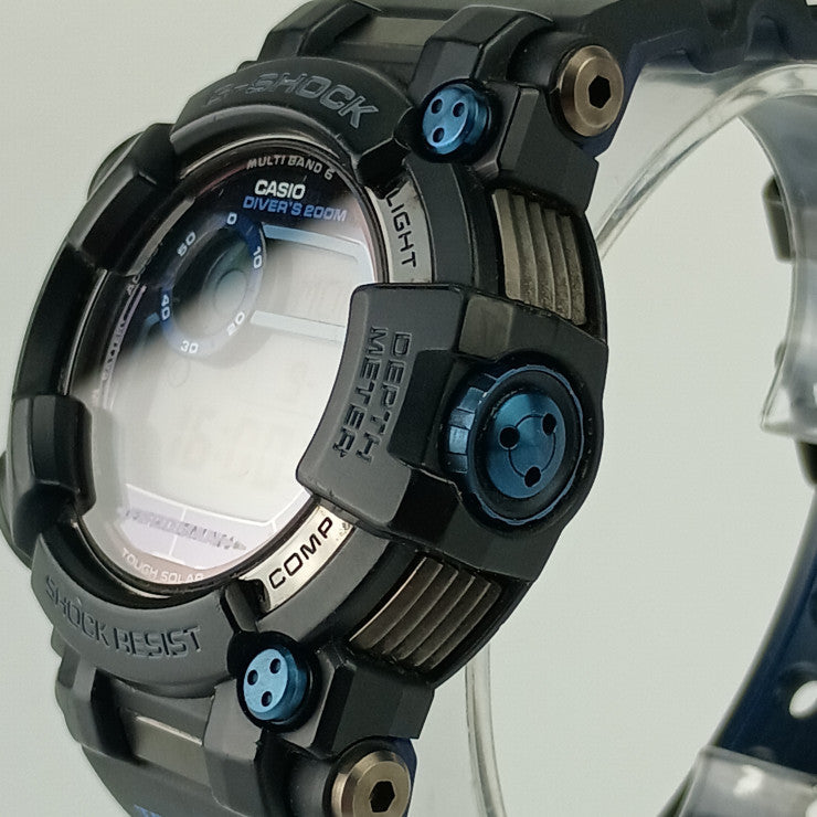 CASIO カシオ 時計 G-SHOCK MASTER OF G - SEA フロッグマン GWF-D1000B-1JF デジタル文字盤 SS ラバー メンズ 美品