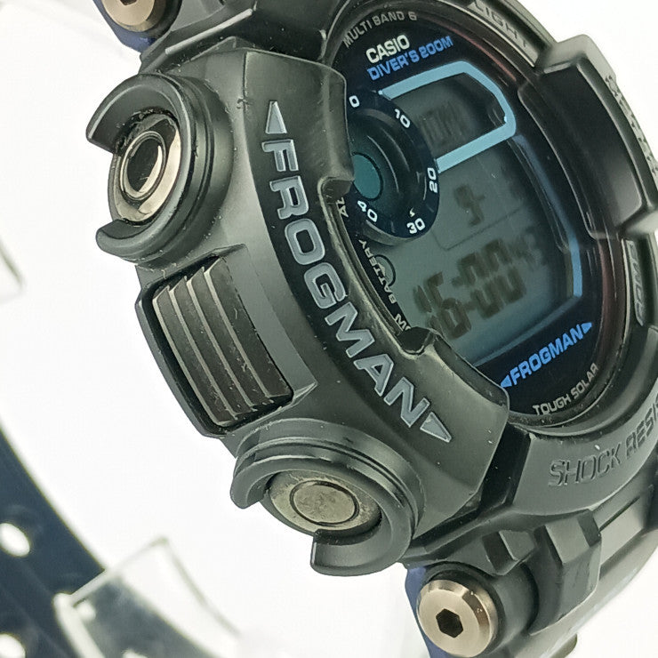 CASIO カシオ 時計 G-SHOCK MASTER OF G - SEA フロッグマン GWF-D1000B-1JF デジタル文字盤 SS ラバー メンズ 美品