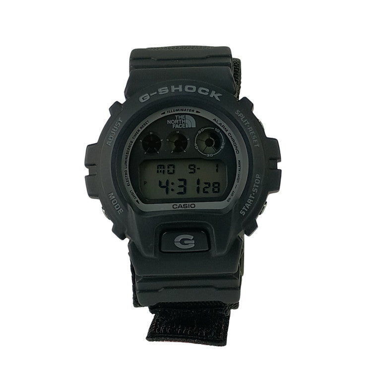 CASIO カシオ 時計 G-SHOCK Supreme×THE NORTH FACE×G-SHOCKトリプルコラボモデル DW-6900NS-1JR ブラック文字盤 ラバー ナイロン メンズ 美品
