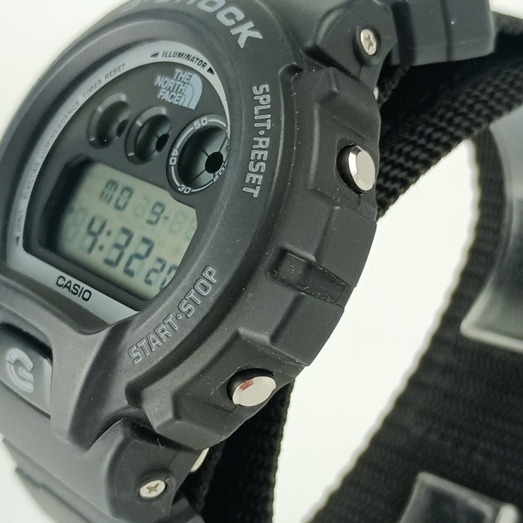 CASIO カシオ 時計 G-SHOCK Supreme×THE NORTH FACE×G-SHOCKトリプルコラボモデル DW-6900NS-1JR ブラック文字盤 ラバー ナイロン メンズ 美品