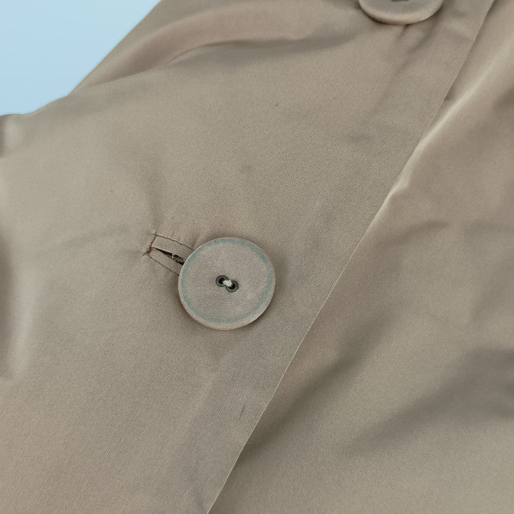 LANVIN COLLECTION ランバン コレクション コート ロングコート 10C4225 ベージュ ポリエステル レディース ベルト付き #40