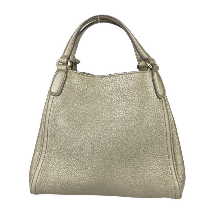 GUCCI グッチ ハンドバック インターロッキングG ソーホー 2WAYバッグ 336751 ゴールド レザー レディース ショルダーバッグ タッセル