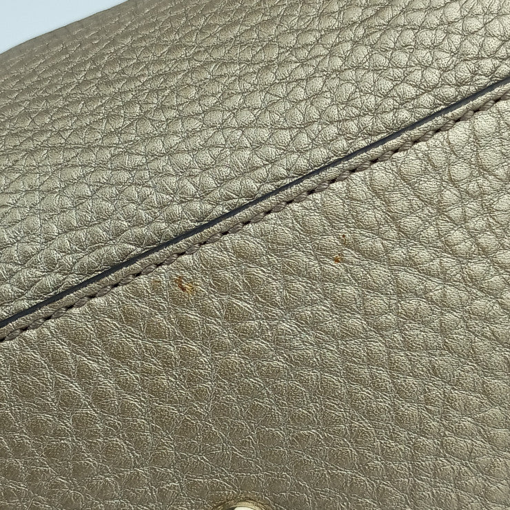 GUCCI グッチ ハンドバック インターロッキングG ソーホー 2WAYバッグ 336751 ゴールド レザー レディース ショルダーバッグ タッセル