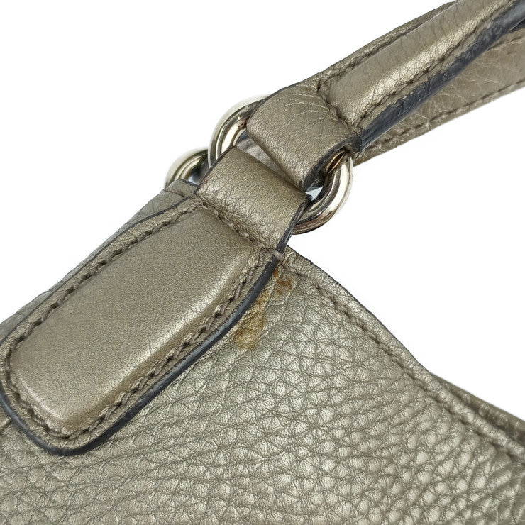 GUCCI グッチ ハンドバック インターロッキングG ソーホー 2WAYバッグ 336751 ゴールド レザー レディース ショルダーバッグ タッセル