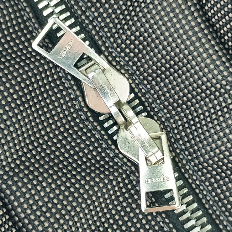 HERMES エルメス トートバッグ エールライン トート MM - グレー シルバー金具 キャンバス ユニセックス ハンドバッグ