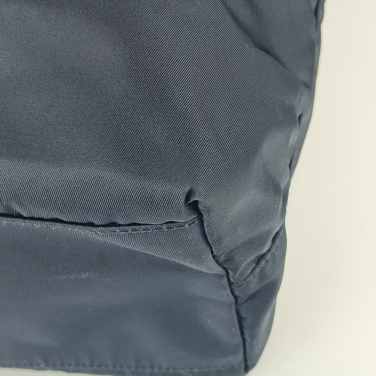 PRADA プラダ トートバッグ トートバッグ BR4371 ネイビー ナイロン レザー ユニセックス ショルダーバッグ 三角ロゴプレート