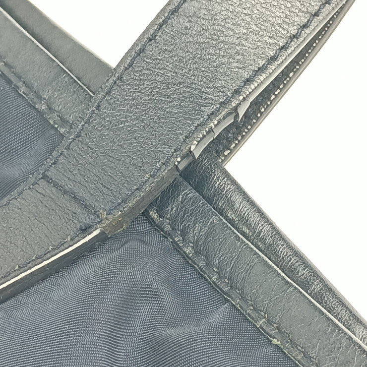 PRADA プラダ トートバッグ トートバッグ BR4371 ネイビー ナイロン レザー ユニセックス ショルダーバッグ 三角ロゴプレート