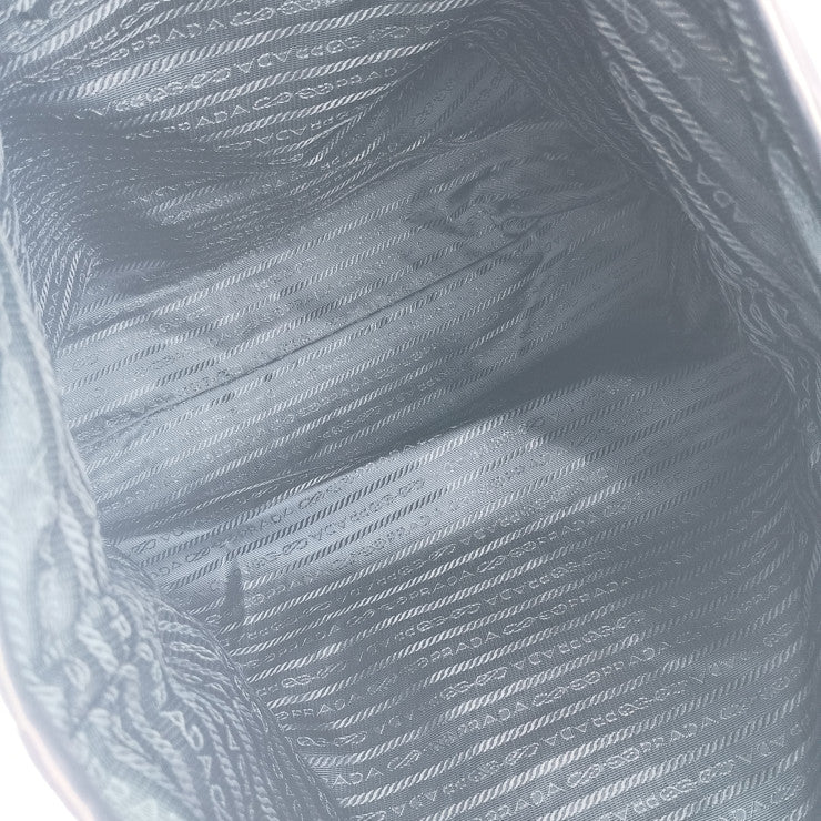 PRADA プラダ トートバッグ トートバッグ BR4371 ネイビー ナイロン レザー ユニセックス ショルダーバッグ 三角ロゴプレート