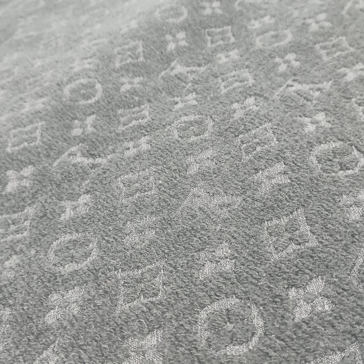 美品 LOUIS VUITTON ルイ ヴィトン マフラー マフラー･モノグラム クラシック M70520 ブラック ウール100％ メンズ フリンジ