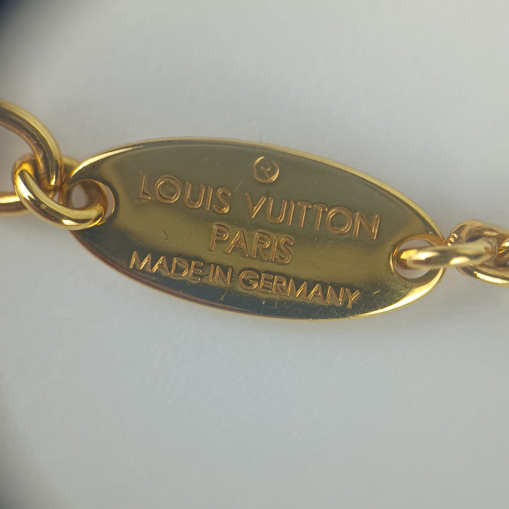 LOUIS VUITTON ルイ ヴィトン ネックレス コリエ・ブルーミング M64855 ゴールド メタル レディース モノグラム