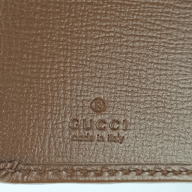新品未使用展示品 GUCCI グッチ スマホカバー インターロッキングG iPhone 15Pro フォリオ 760185 ベージュ＆エボニー GGスプリームキャンバス レザー ユニセックス 手帳型
