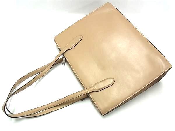 COACH コーチ トートバッグ ニーナ CR096 ベージュ レザー レディース 美品