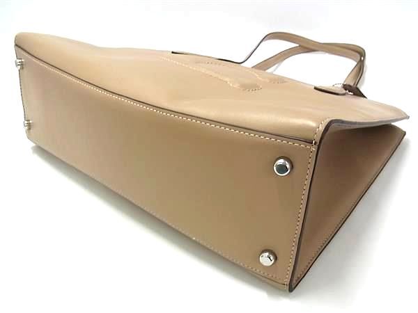 COACH コーチ トートバッグ ニーナ CR096 ベージュ レザー レディース 美品