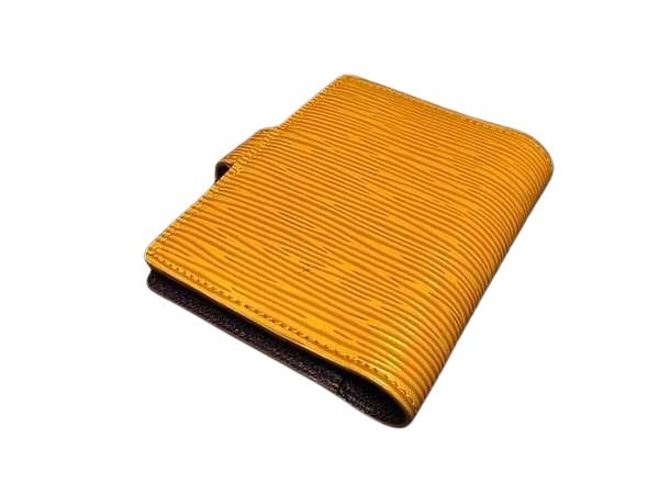 LOUIS VUITTON ルイヴィトン 手帳カバー アジェンダミニ R20079 タッシリイエロー エピ ユニセックス 美品