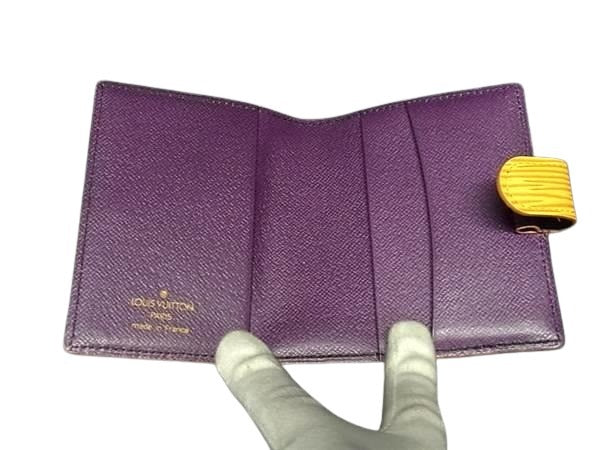 LOUIS VUITTON ルイヴィトン 手帳カバー アジェンダミニ R20079 タッシリイエロー エピ ユニセックス 美品
