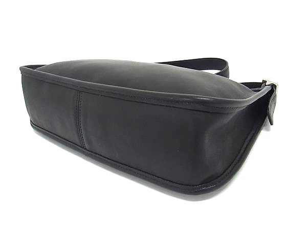 COACH コーチ ショルダーバッグ オールドコーチ 9071 ブラック レザー レディース シルバー金具 美品