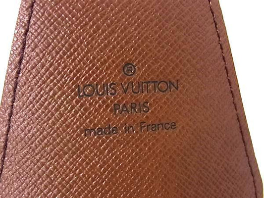 LOUIS VUITTON ルイヴィトン シガレットケース モノグラム エテュイ シガレット M63024 ブラウン PVC レザー ユニセックス 超美品