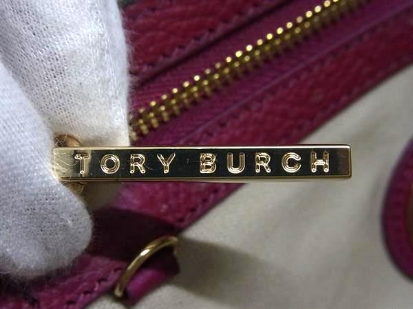 TORY BURCH トリーバーチ ハンドバッグ アマンダ ピンク系 レザー レディース 2WAY ゴールド金具