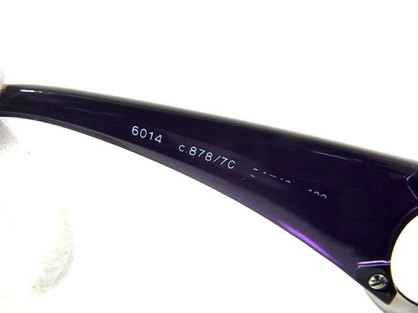 CHANEL シャネル サングラス ココマーク 6014 パープル プラスチック レディース シルバー金具