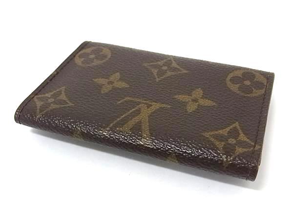 LOUIS VUITTON ルイヴィトン キーケース モノグラム ミュルティクレ6 M62630 ブラウン PVC レザー ユニセックス 6連 ゴールド金具