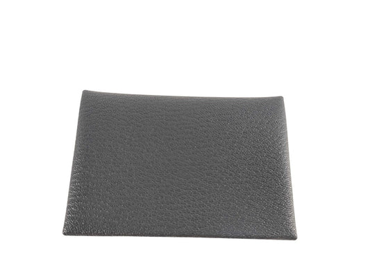 HERMES エルメス カードケース カルヴィデュオ ヴェルソ アルドワーズ×ブルーイドラ シェーブル ユニセックス シルバー金具 新品未使用展示品