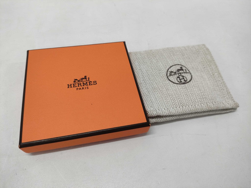 HERMES エルメス ネックレス トゥールビヨン シルバー マルチカラー メタル シルク レディース コード ネックレス 新古未使用展示品