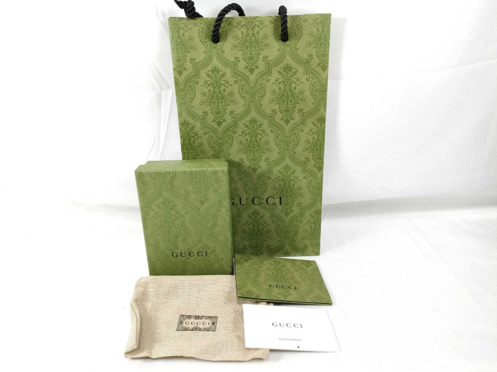 GUCCI グッチ キーケース GGラバーエフェクト 771312 ブラック レザー ユニセックス ６連 ガンメタ金具 新品未使用展示品