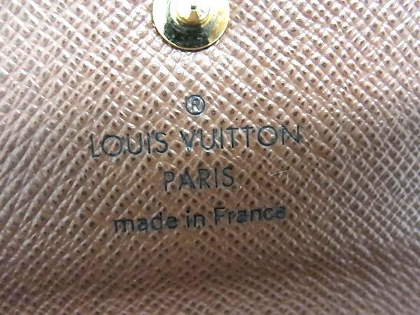 LOUIS VUITTON ルイヴィトン キーケース モノグラム ミュルティクレ4 M62631 ブラウン PVC レザー ユニセックス 4連 ゴールド金具 美品