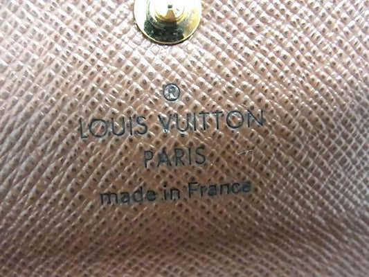 LOUIS VUITTON ルイヴィトン キーケース モノグラム ミュルティクレ4 M62631 ブラウン PVC レザー ユニセックス 4連 ゴールド金具 美品