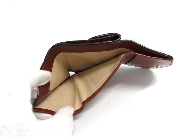 Chloe クロエ 財布 クロエC ブラウン レザー レディース Wホック 三つ折り 財布 ゴールド金具