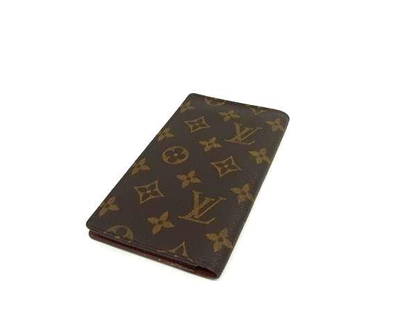 LOUIS VUITTON ルイヴィトン 手帳カバー モノグラム アジェンダポッシュ R20503 ブラウン PVC レザー ユニセックス