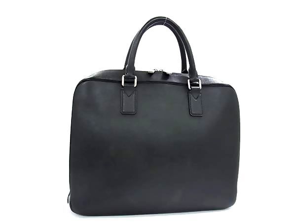 LOUIS VUITTON ルイヴィトン ビジネスバッグ ネオ イゴール M32782 アルドワーズ(ブラック系) タイガ メンズ シルバー金具 美品