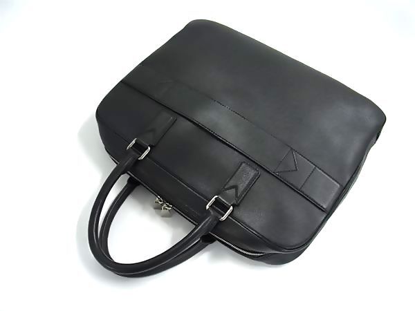 LOUIS VUITTON ルイヴィトン ビジネスバッグ ネオ イゴール M32782 アルドワーズ(ブラック系) タイガ メンズ シルバー金具 美品