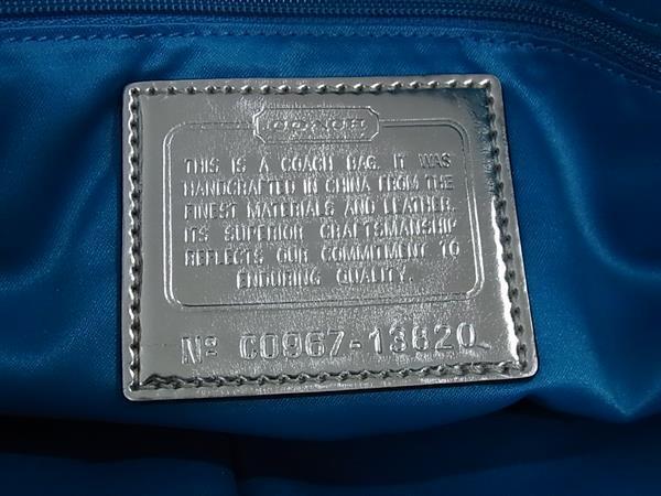 COACH コーチ トートバッグ 13820 ゴールド レザー レディース 美品